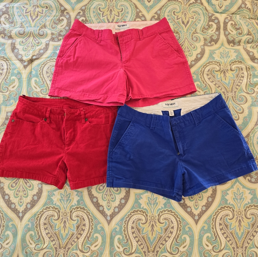 3 pairs of cotton summer shorts